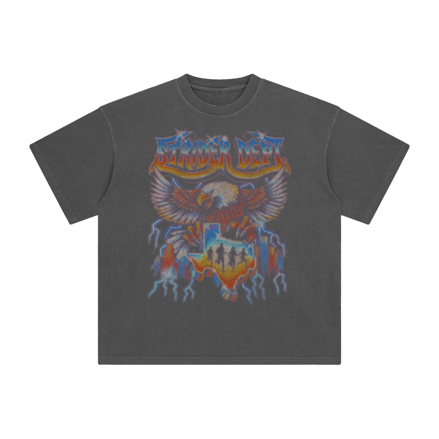 Strider Dept. Rock Tee Enzyme Washed