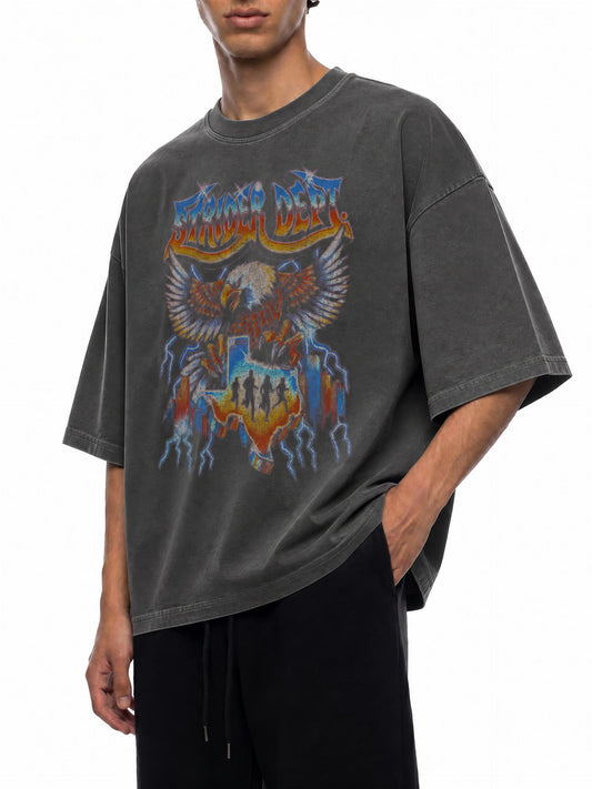 Strider Dept. Rock Tee Enzyme Washed