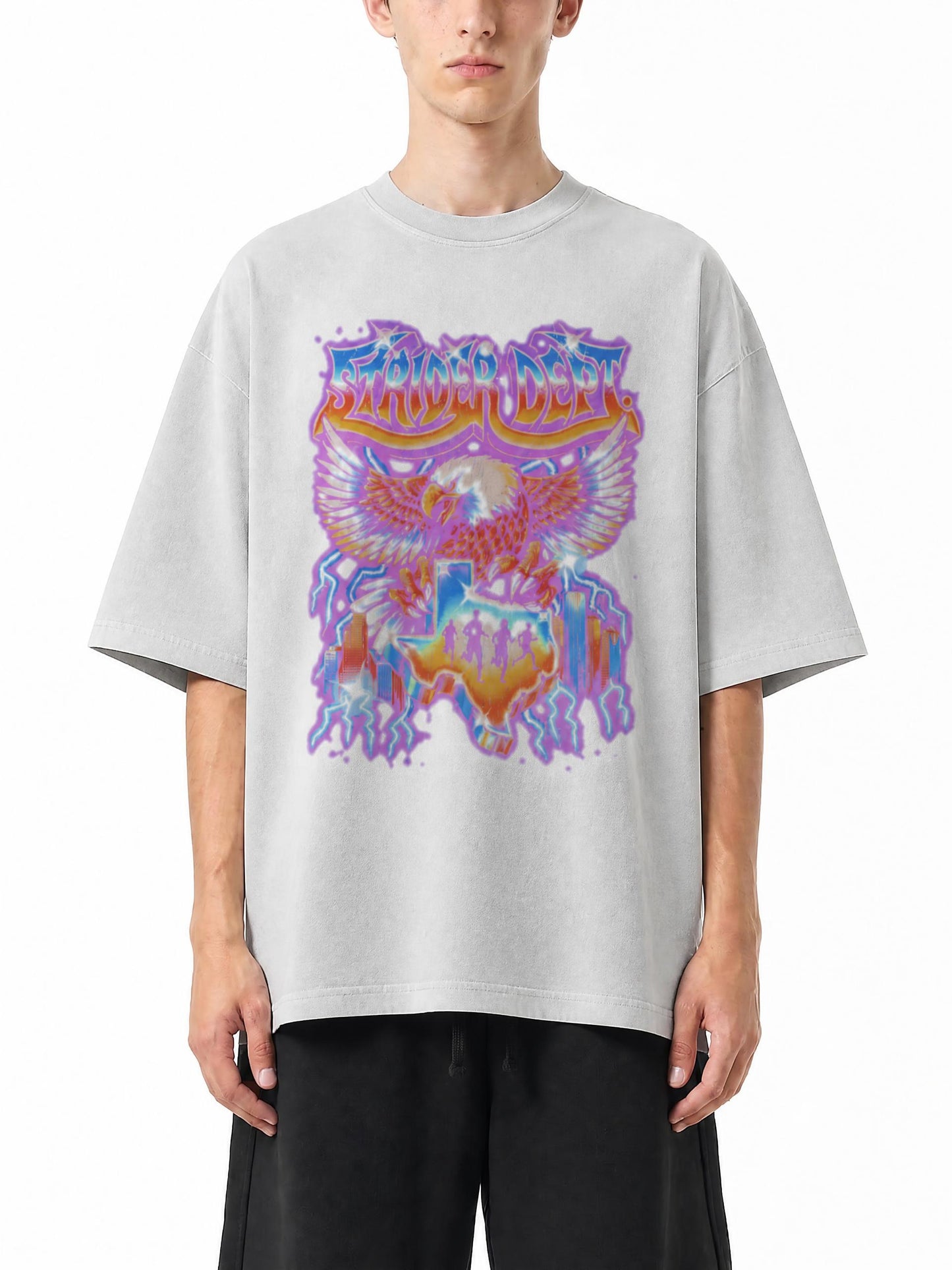 Strider Dept. Rock Tee Enzyme Washed